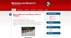 Desktop Screenshot of mopedclub-neustift.at